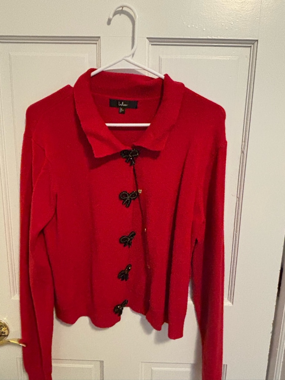 Lulu's Red Knit Sweater